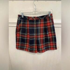 Topshop Multicolor Plaid Shorts